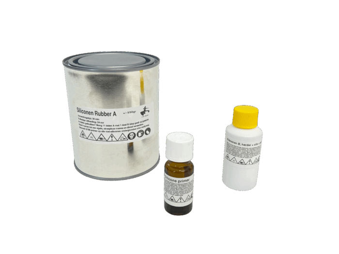 Two component liquid silicone set